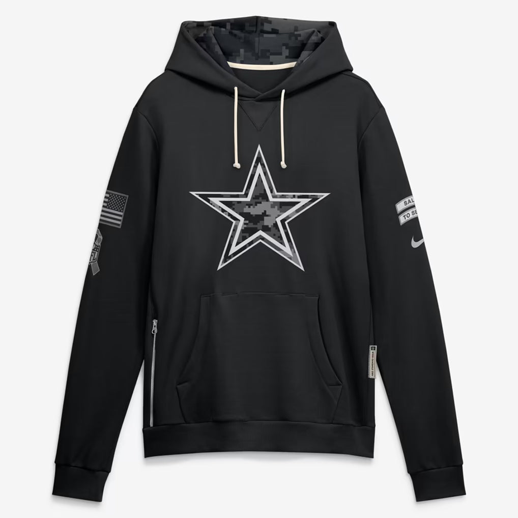 D.Cowboys 2026 Black Logo Pullover Hoodies Limited Game Mdoa Stitched Jerseys