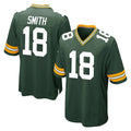 GB.Packers #18 Jonnu Smith Player Green Home Game Mdoa Stitched Jerseys