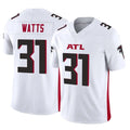 A.Falcons #31 Xavier Watts Player White Vapor F.U.S.E. Limited Mdoa Stitched Jerseys