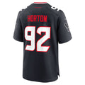 Mdoa H.Texans #92 Dylan Horton Navy Team Game Jersey