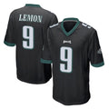 P.Eagles #9 Makai Lemon Player Black Home Game Mdoa Stitched Jerseys