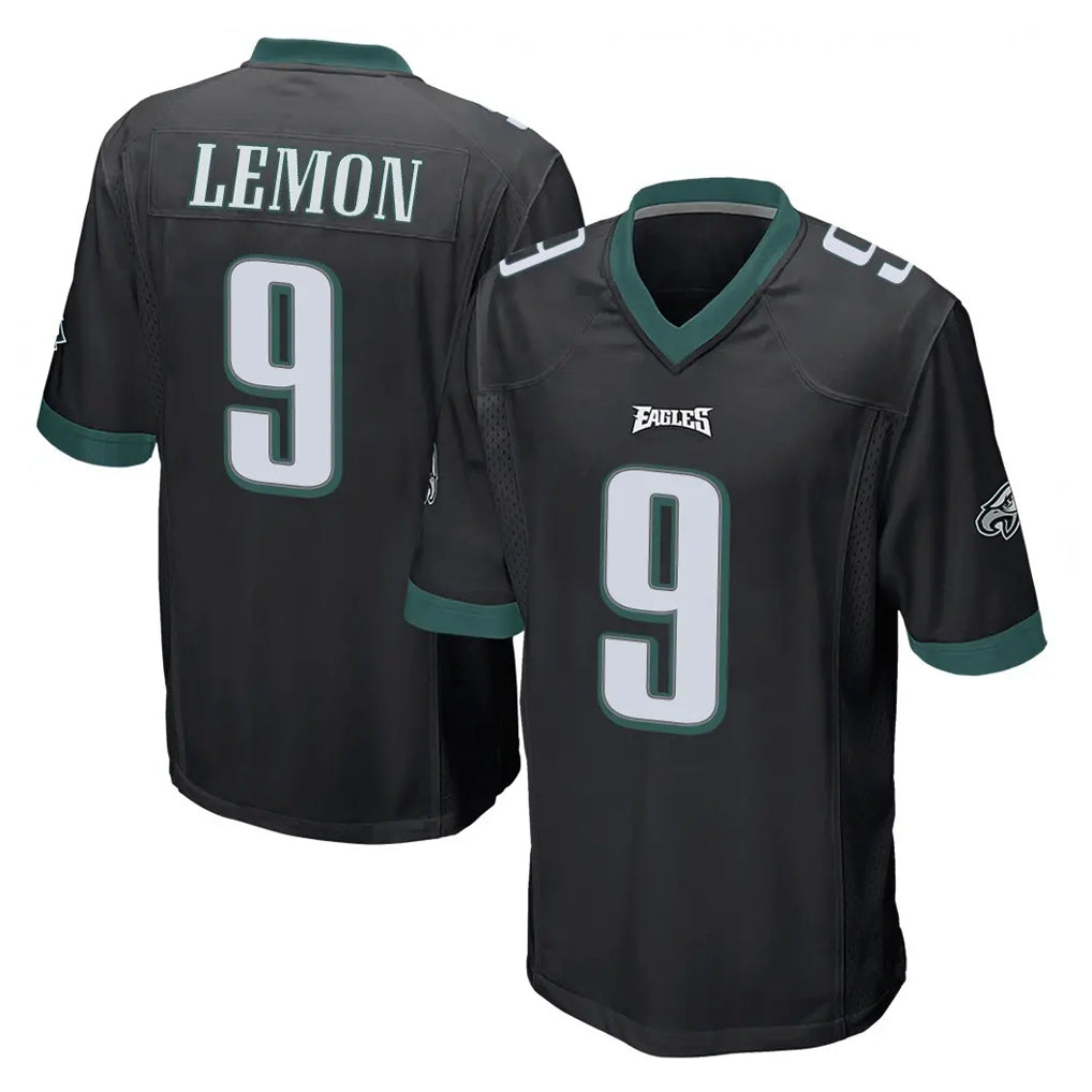 P.Eagles #9 Makai Lemon Player Black Home Game Mdoa Stitched Jerseys
