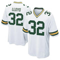 GB.Packers #32 MarShawn Lloyd Player White Home Game Mdoa Stitched Jerseys