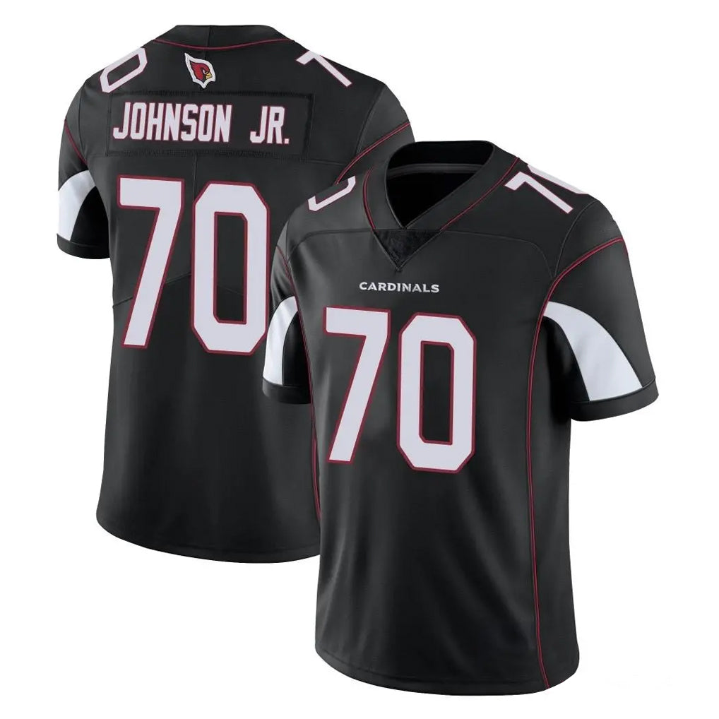 A.Cardinals #70 Paris Johnson Jr. Player Black Vapor Limited Home Game Mdoa Stitched Jerseys