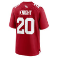 Mdoa A.Cardinals #20 Zonovan Knight Cardinal Team Game Jersey