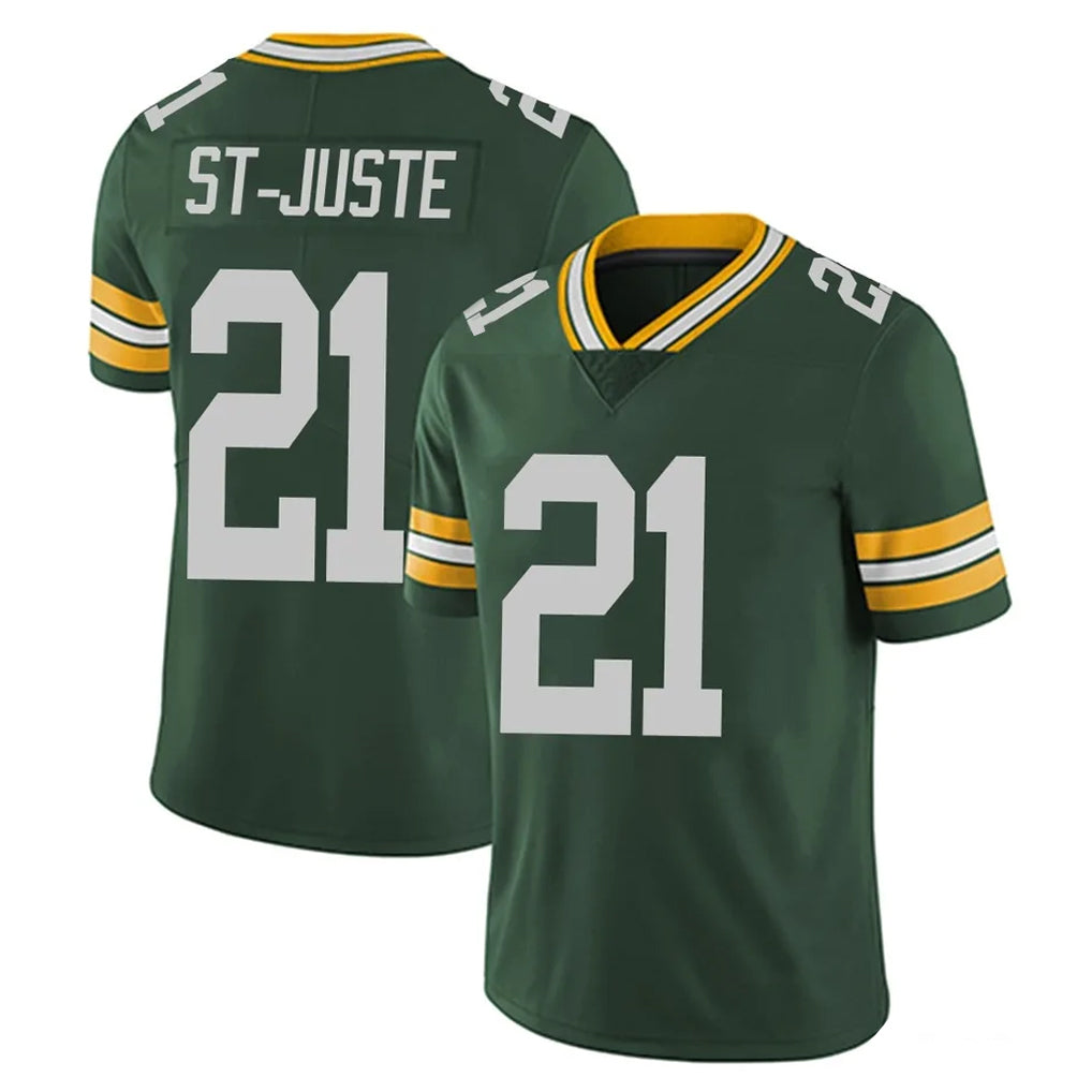 GB.Packers #21 Benjamin St-Juste Player Green Vapor Untouchable Limited Home Game Mdoa Stitched Jerseys