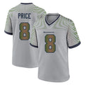 S.Seahawks #8 Jadarian Price Player Gray Rivalries Collection Home Game Mdoa Stitched Jerseys