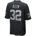 Mdoa LV.Raiders #32 Marcus Allen Black Game Retired Player Jersey