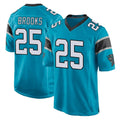 C.Panthers #25 Jonathon Brooks Player Blue Game Mdoa Stitched Jerseys