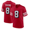 Mdoa #8 Steve Young Player SF.49ers Scarlet Alternate Game Stitched Jerseys