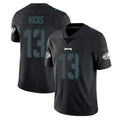 P.Eagles #13 Dontayvion Wicks Player Limited Black Impact Home Game Mdoa Stitched Jerseys