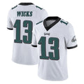 P.Eagles #13 Dontayvion Wicks Player White Limited Vapor Untouchable Home Game Mdoa Stitched Jerseys