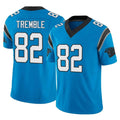 C.Panthers #82 Tommy Tremble Player Blue Vapor F.U.S.E. Limited Home Game Mdoa Stitched Jerseys