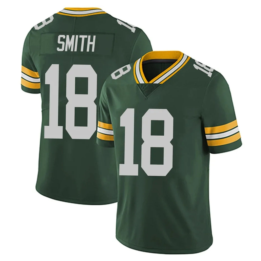 GB.Packers #18 Jonnu Smith Player Green Vapor Untouchable Limited Home Game Mdoa Stitched Jerseys