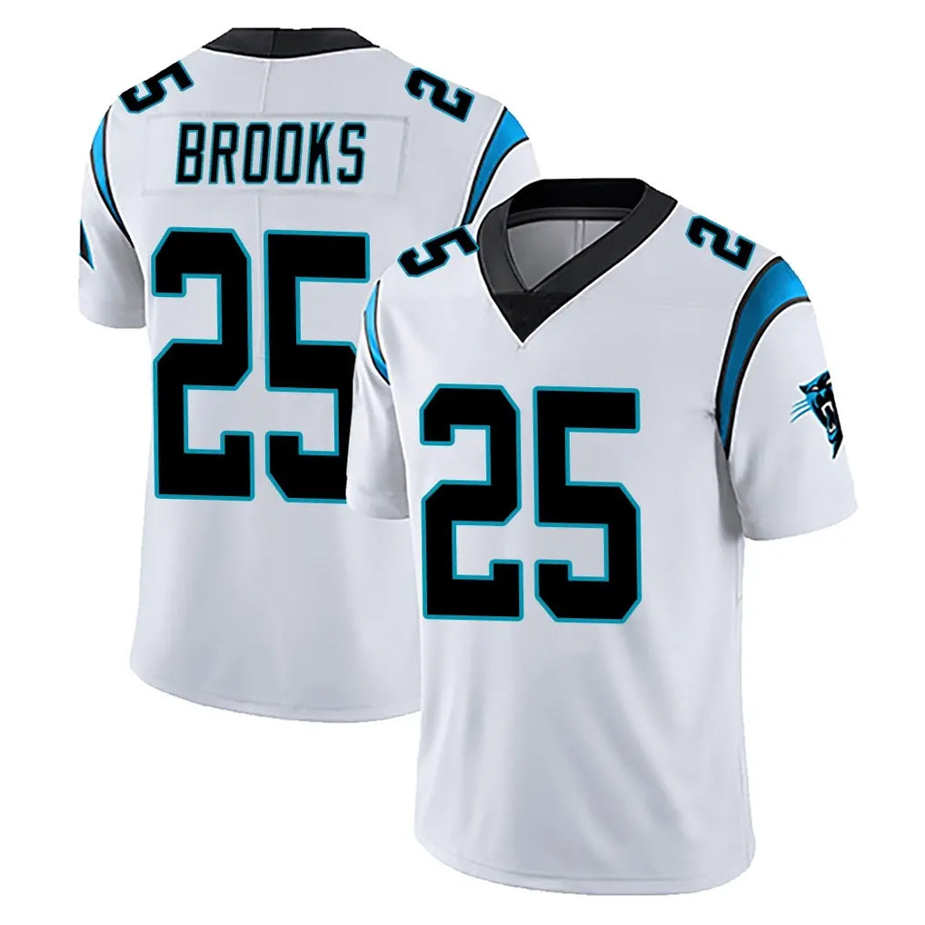 C.Panthers #25 Jonathon Brooks Player White Vapor Untouchable Limited Game Mdoa Stitched Jerseys