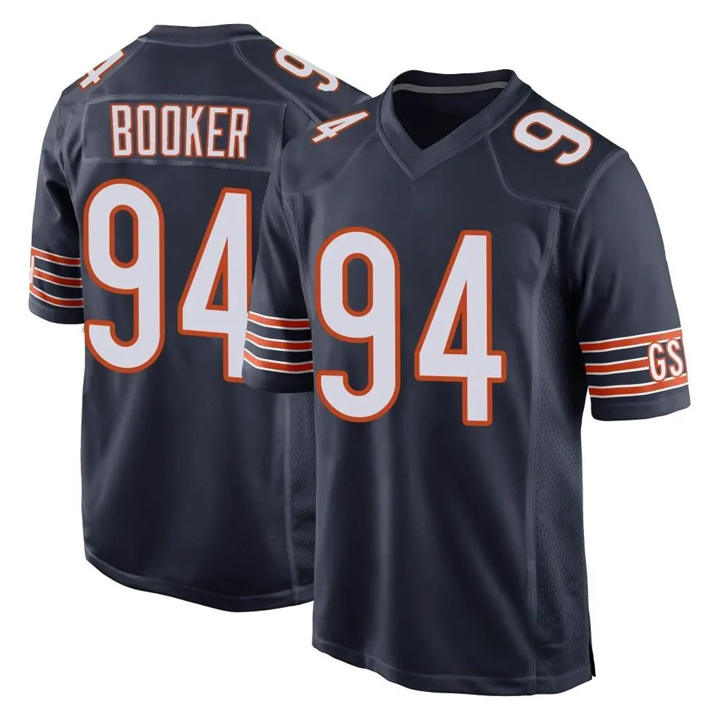 C.Bears #94 Austin Booker Player Navy Home Game Mdoa Stitched Jerseys