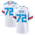 H.Texans #72 Tommy Togiai Player Whtie 2026 Rivalries Vapor Home Game Mdoa Stitched jerseys