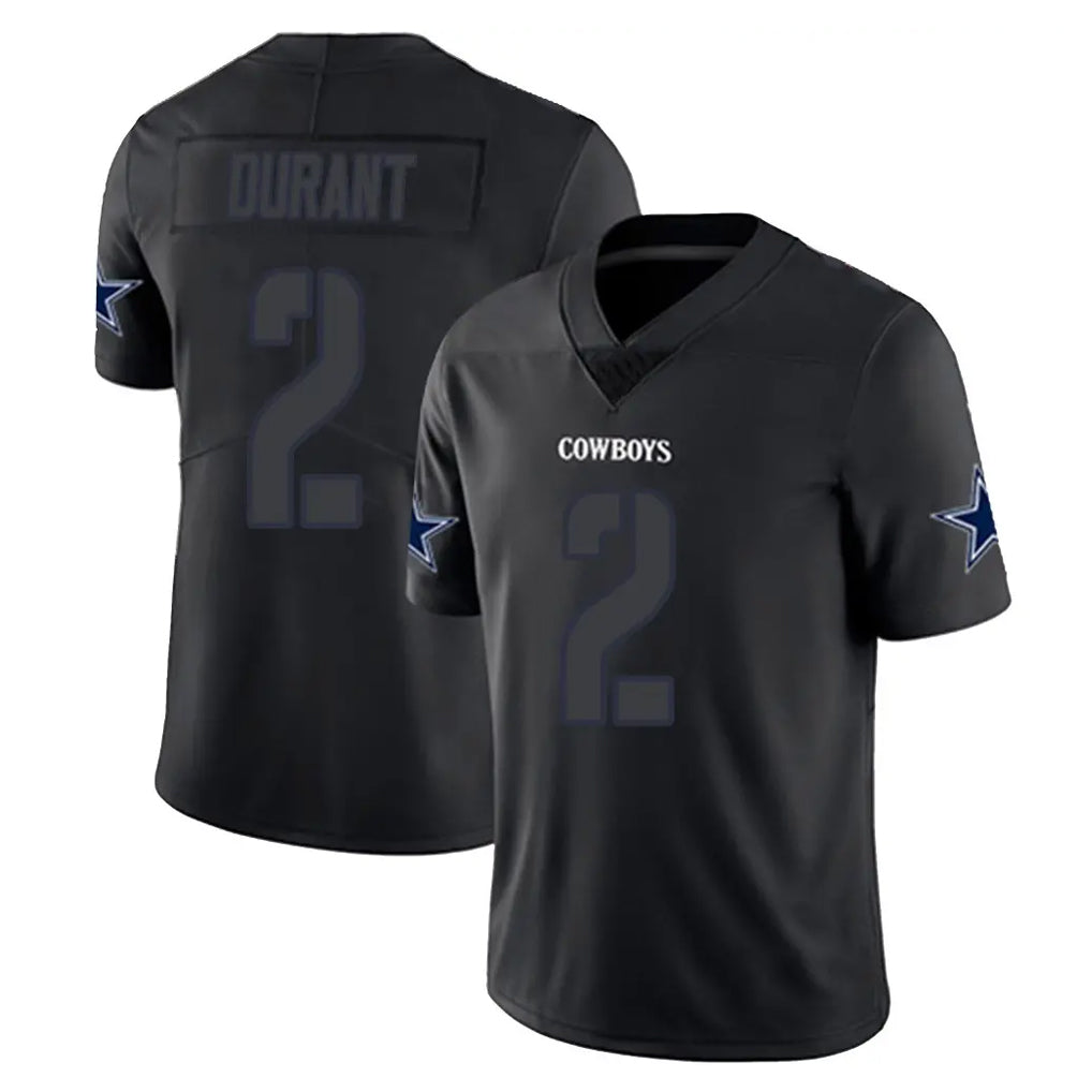 D.Cowboys #2 Cobie Durant Player Black Impact Limited Home Game Mdoa Stitched Jerseys