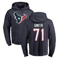 H.Texans #71 Braden Smith Player Navy Pro Line Pullover Hoodie Limited Game Mdoa Stitched Jerseys