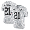 D.Lions #21 Roger McCreary Player Arctic Camo Salute To Service Limited Mdoa Stitched Jerseys
