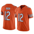 C.Bears #12 Devin Bush Player Orange Alternate Vapor Limited Home Game Mdoa Stitched Jerseys