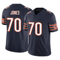 C.Bears #70 Braxton Jones Player Navy Vapor F.U.S.E. Limited Home Game Mdoa Stitched Jerseys