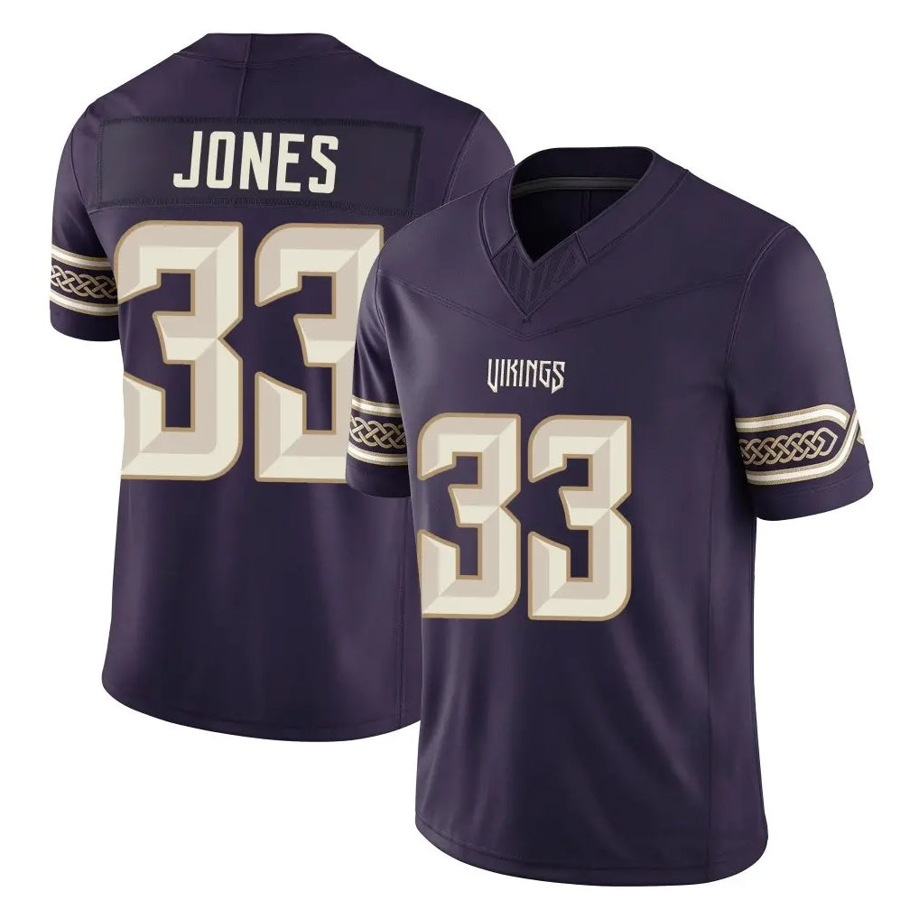 MN.Vikings #33 Aaron Jones Sr. Player Purple Limited 2026 Rivalries Collection Home Game Mdoa Stitched Jerseys