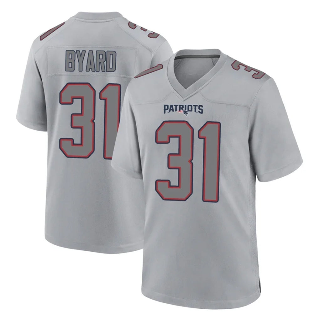 NE.Patriots #31 Kevin Byard Player Gray Fashion Limited Home Game Mdoa Stitched Jerseys