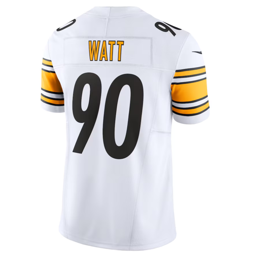 Mdoa #90 T.J. Watt Player P.Steelers White Vapor F.U.S.E. Limited Stitched Jersey