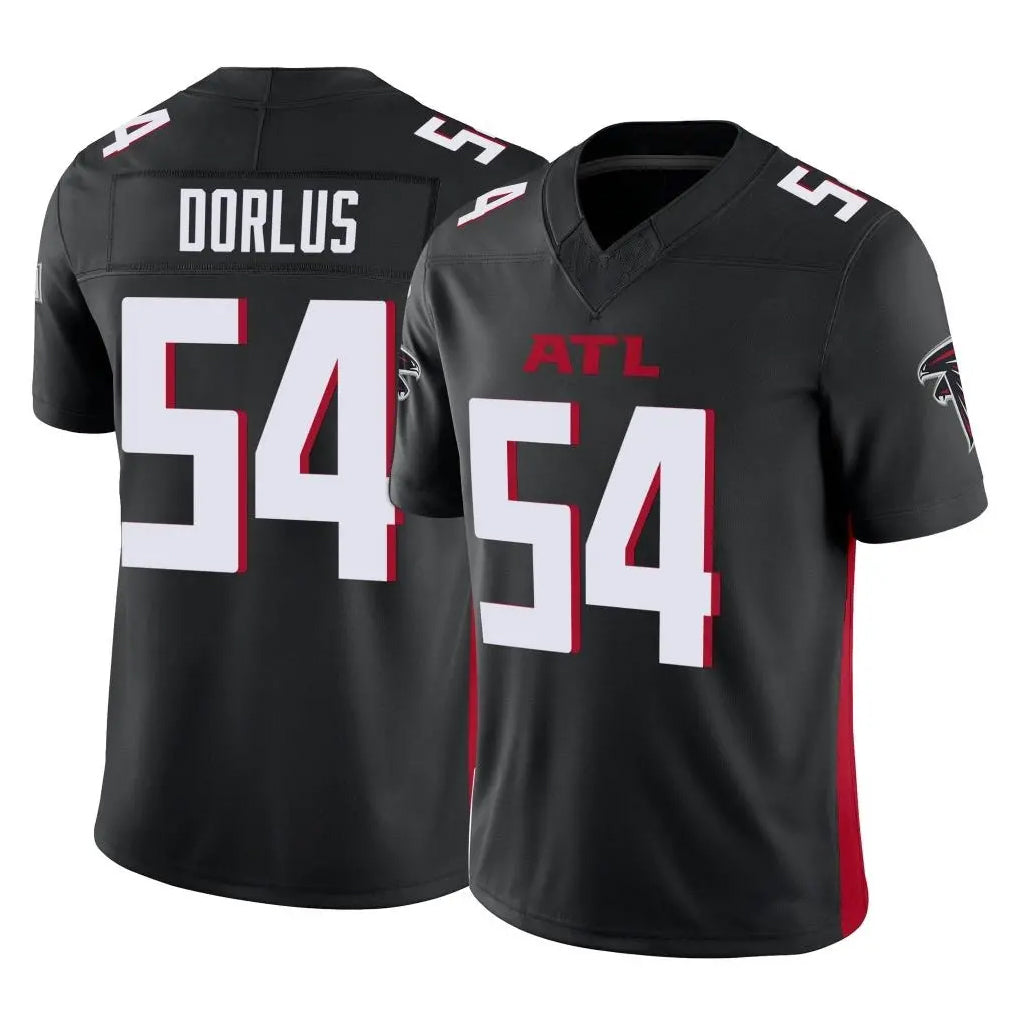A.Falcons #54 Brandon Dorlus Player Black Vapor F.U.S.E. Limited Home Game Mdoa Stitched Jerseys
