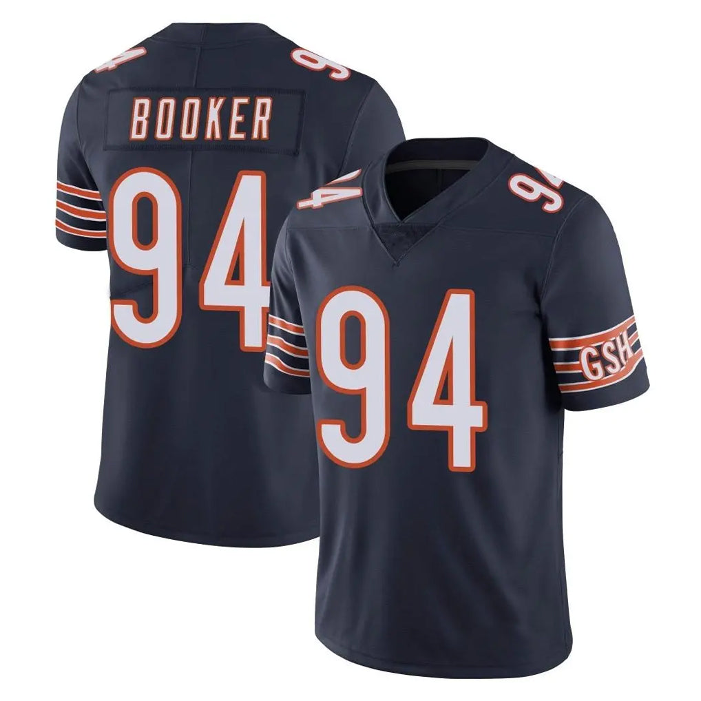 C.Bears #94 Austin Booker Player Navy Vapor Untouchable Limited Home Game Mdoa Stitched Jerseys
