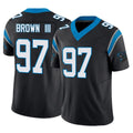 C.Panthers #97 Bobby Brown III Player Black Vapor F.U.S.E. Limited Home Game Mdoa Stitched Jerseys