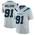 D.Lions #91 Tyleik Williams Player Silver Limited 2026 Rivalries Collection Home Game Mdoa Stitched Jerseys