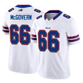 B.Bills #66 Connor McGovern Player White Vapor F.U.S.E. Jersey Limited Home Game Mdoa Stitched Jerseys