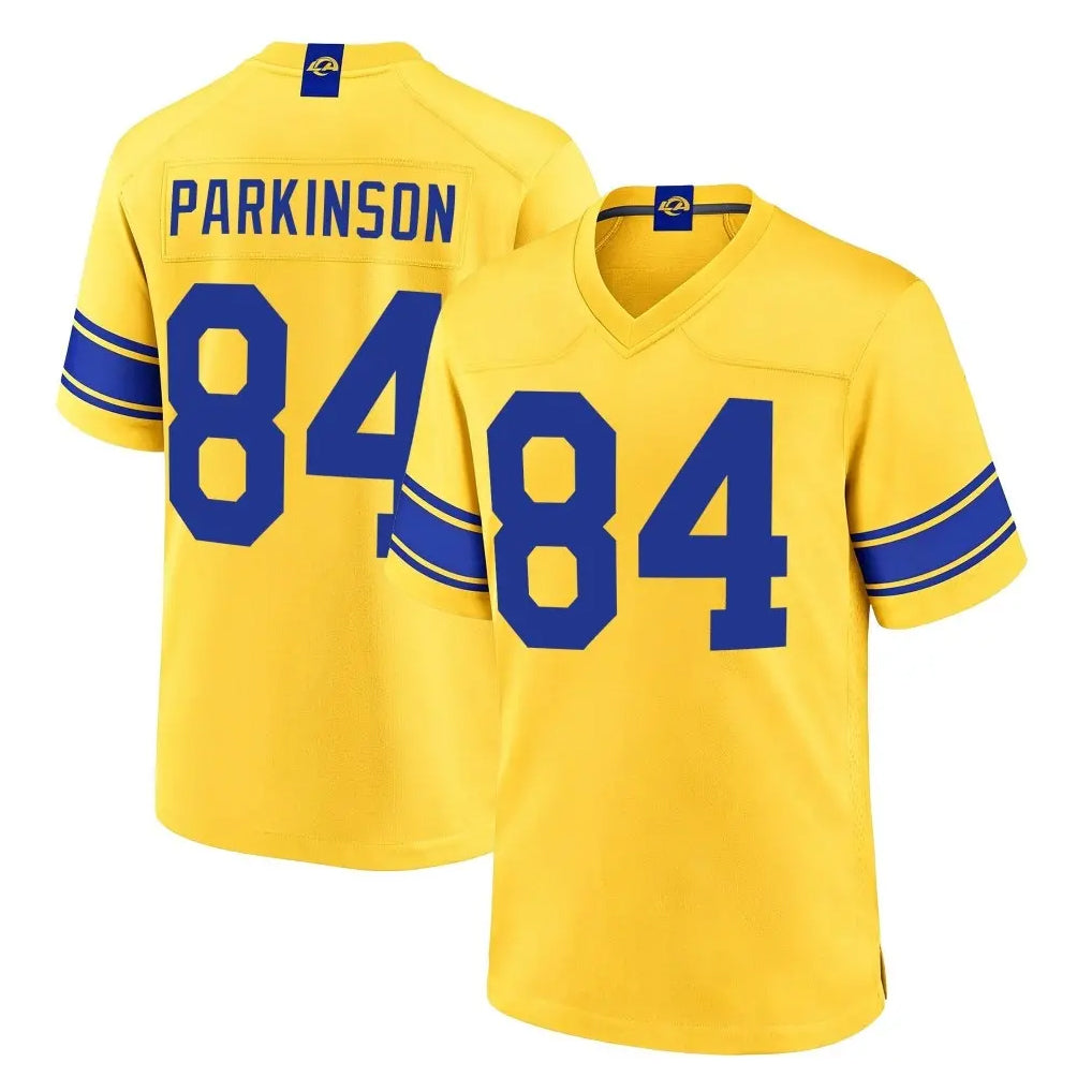 LA.Rams #84 Colby Parkinson Player Gold Classic Sol Home Game Mdoa Stitched Jerseys