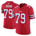 B.Bills #79 Spencer Brown Player Red Vapor Untouchable Limited Mdoa Stitched Jerseys