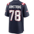 Mdoa NE.Patriots #78 Bruce Armstrong Navy Game Retired Player Jersey