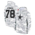D.Cowboys #78 Terence Steele Player Arctic Camo Salute to Service Hoodies Limited Game Mdoa Stitched Jerseys
