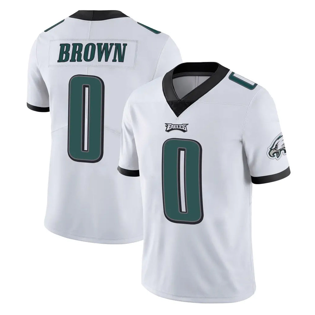 P.Eagles #0 Hollywood Brown Player White Limited Vapor Untouchable Home Game Mdoa Stitched Jerseys