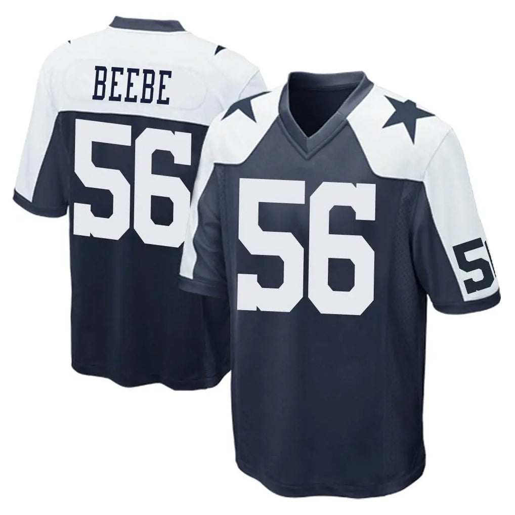 D.Cowboys #56 Cooper Beebe Player Navy-White Alternate Home Game Mdoa Stitched Jerseys