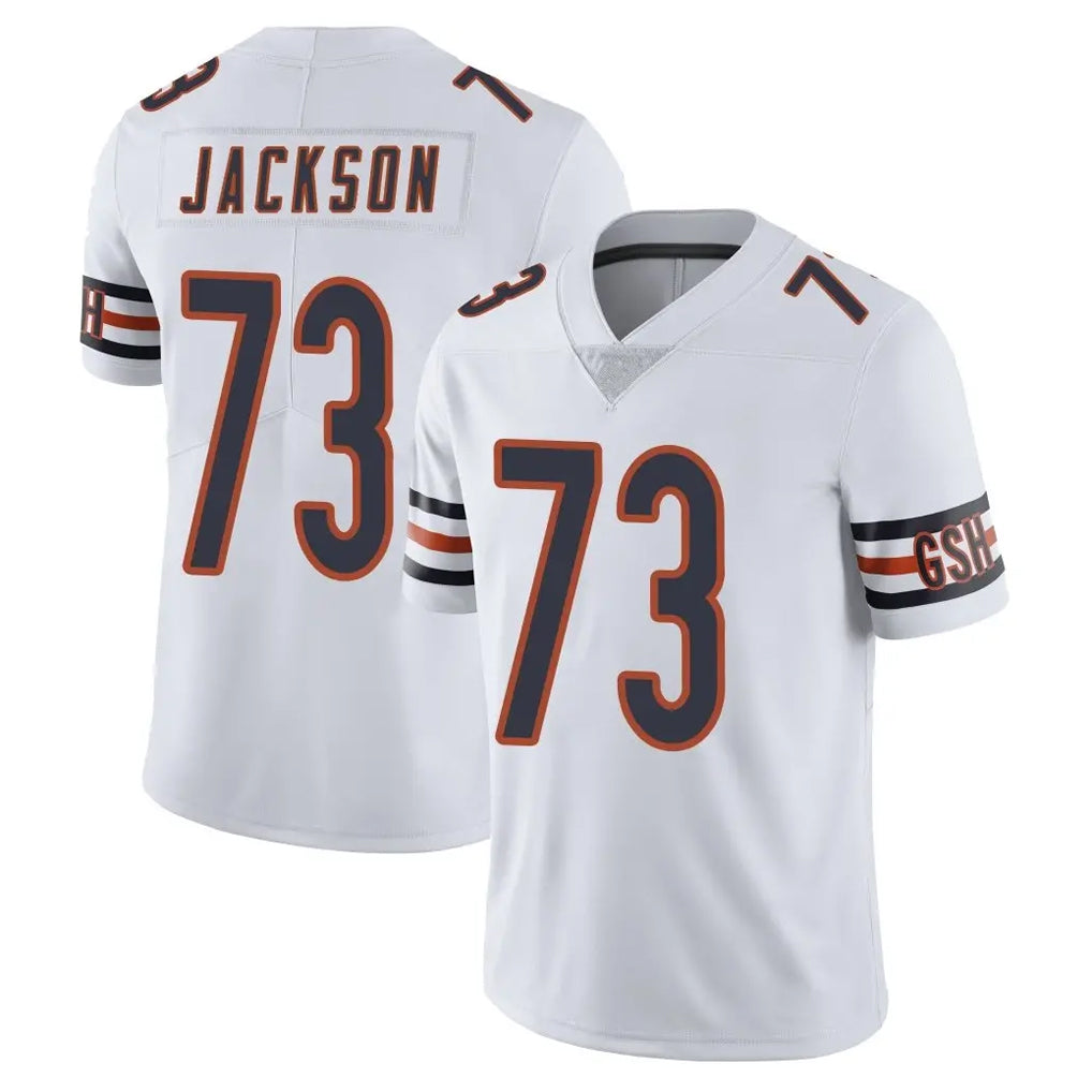 C.Bears #73 Jonah Jackson Player White Vapor Untouchable Limited Home Game Mdoa Stitched Jerseys