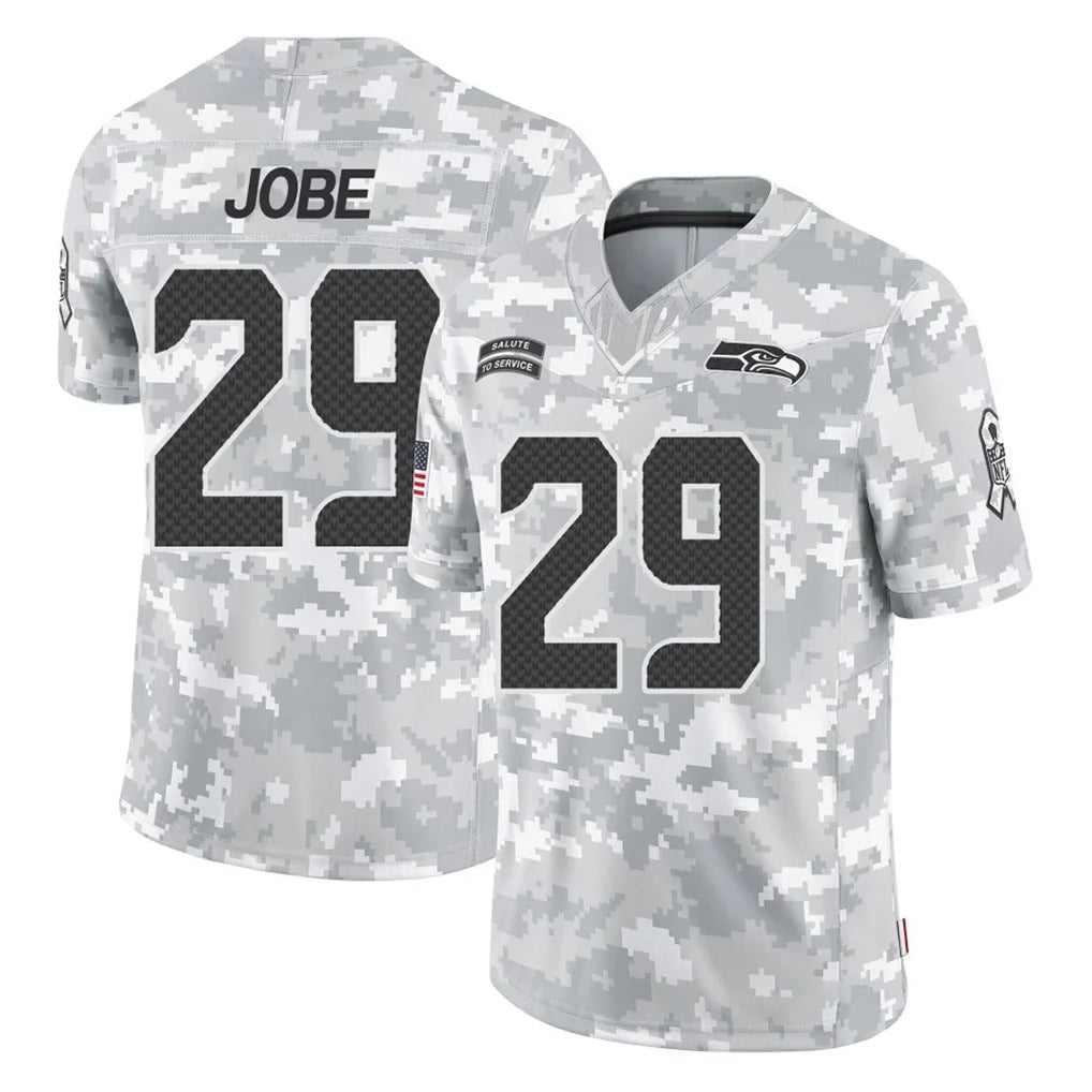 S.Seahawks #29 Josh Jobe Player Arctic Camo Limited Salute To Service Home Game Mdoa Stitched Jerseys