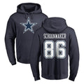 D.Cowboys #86 Luke Schoonmaker Player Navy Pullover Hoodies Limited Mdoa Stitched Jerseys