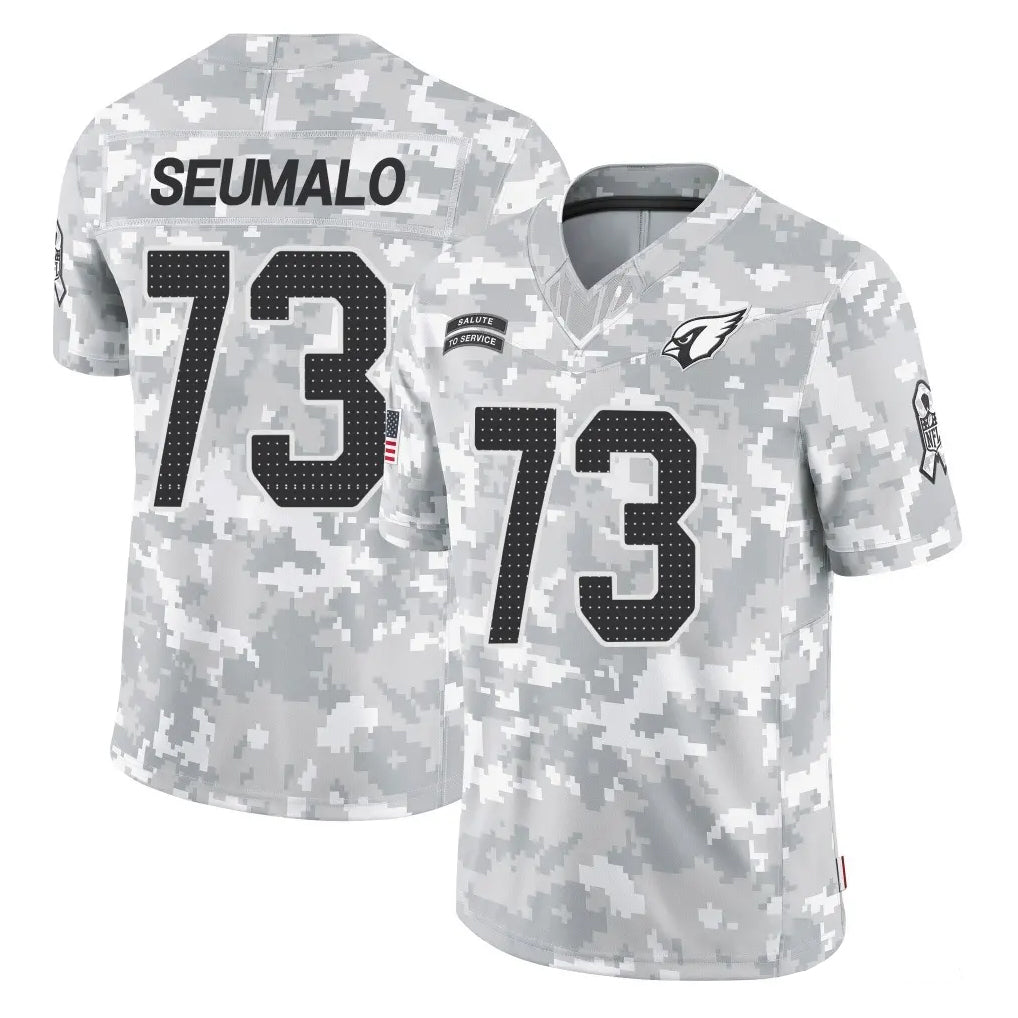 A.Cardinals #73 Isaac Seumalo Player Arctic Camo Limited Salute To Service Home Game Mdoa Stitched Jerseys