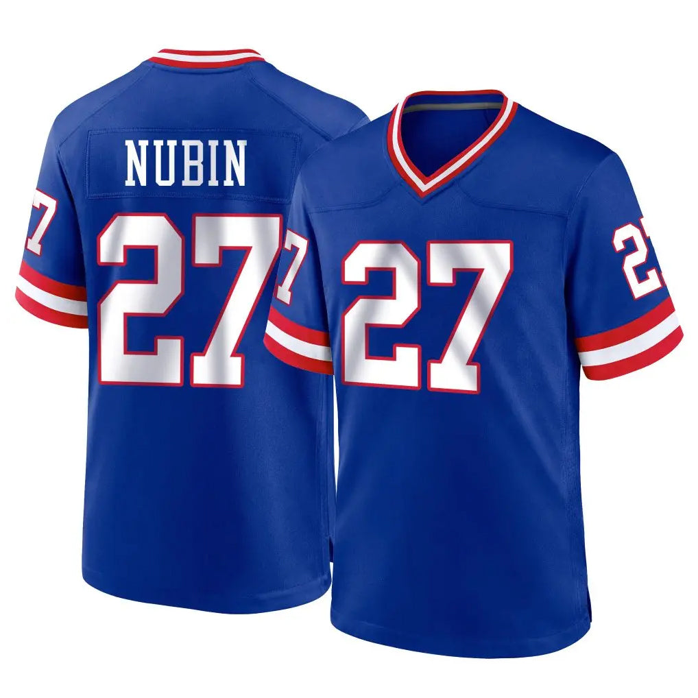 NY.Giants #27 Tyler Nubin Player Royal Classic Home Game Mdoa Stitched Jerseys