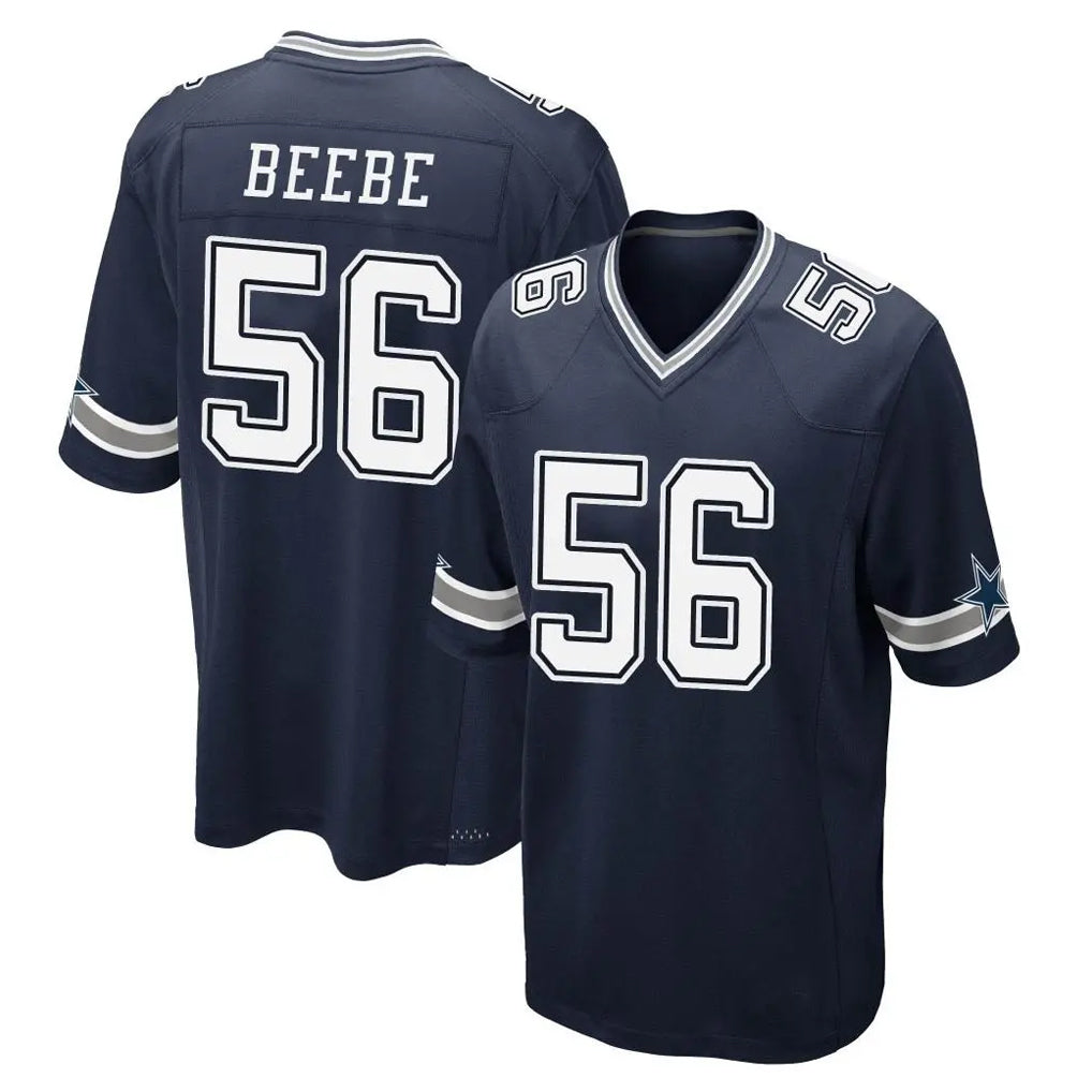 D.Cowboys #56 Cooper Beebe Player Navy Home Game Mdoa Stitched Jerseys