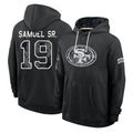SF.49ers #19 Deebo Samuel Sr. Player 2026 Black Logo Pullover Hoodies Limited Game Mdoa Stitched Jerseys