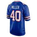 Mdoa B.Bills #40 Von Miller Royal Game Jersey