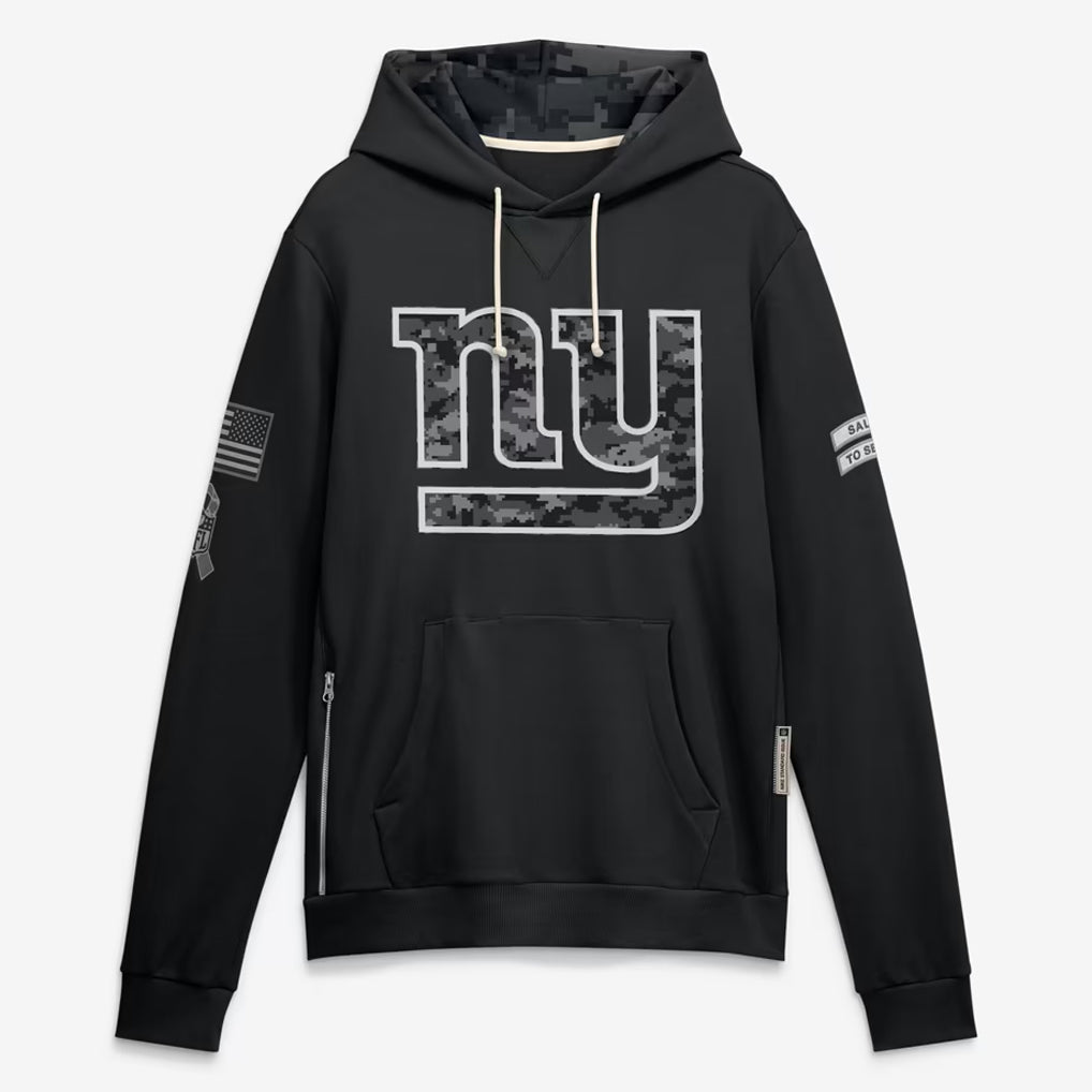NY.Giants 2026 Black Logo Pullover Hoodies Limited Game Mdoa Stitched Jerseys