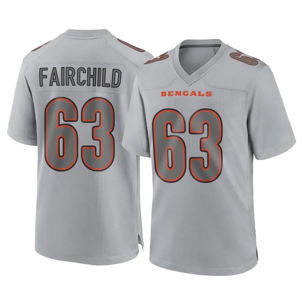 C.Bengals #63 Dylan Fairchild Player Gray Atmosphere Fashion Game Mdoa Stitched Jerseys